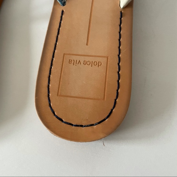 Dolce Vita Darla Slide Sandal Tie Dye Blue Size 10 - Picture 5 of 7